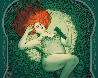 Evil Blooms - Poison Ivy A4/A5 Art Print
