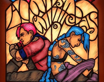 Always With You Sis - Arcane A4/A5 Art Print