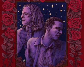 Louis and Lestat - A4/A5 Art Print