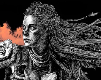 Aloy - A4 Art Print