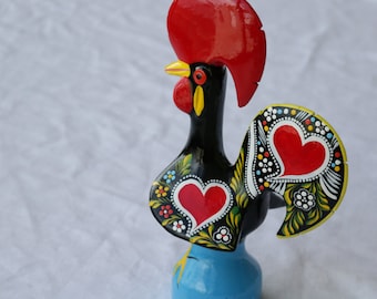 Portugal Atlantis Crisal Shot Glasses Good Luck Rooster