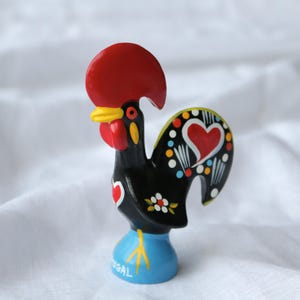 Barcelos rooster - small , Barcelos Hahn, Good Luck Roosters, portuguese rooster, galo de Barcelos, coq de Barcelos, home decor.