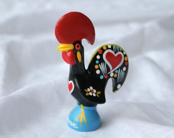 Barcelos tupp - liten , Barcelos Hahn, Good Luck Roosters, portugisisk tupp, galo de Barcelos, coq de Barcelos, heminredning.