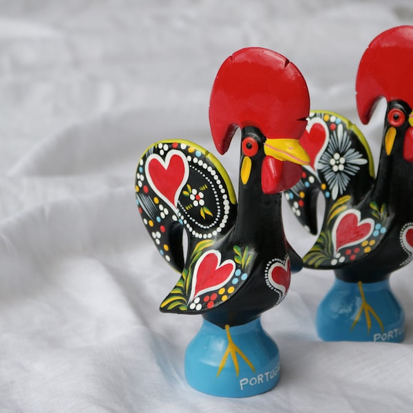 Barcelos rooster -Large size, Barcelos Hahn, Good Luck Roosters, portuguese rooster, galo de Barcelos, coq de Barcelos, portuguese amenitie.