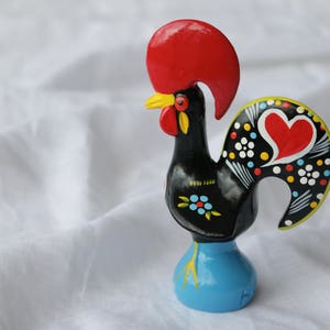 Barcelos rooster - medium , Barcelos Hahn, Good Luck Roosters, portuguese rooster, galo de Barcelos, coq de Barcelos, Gallo de Barcelos.