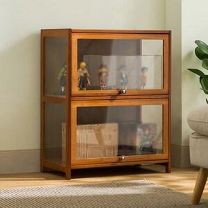 Entryway lighted 2024 console curio cabinet