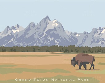Grand Teton National Park Poster