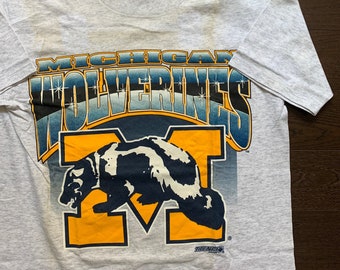 90s Michigan Wolverines T Shirt
