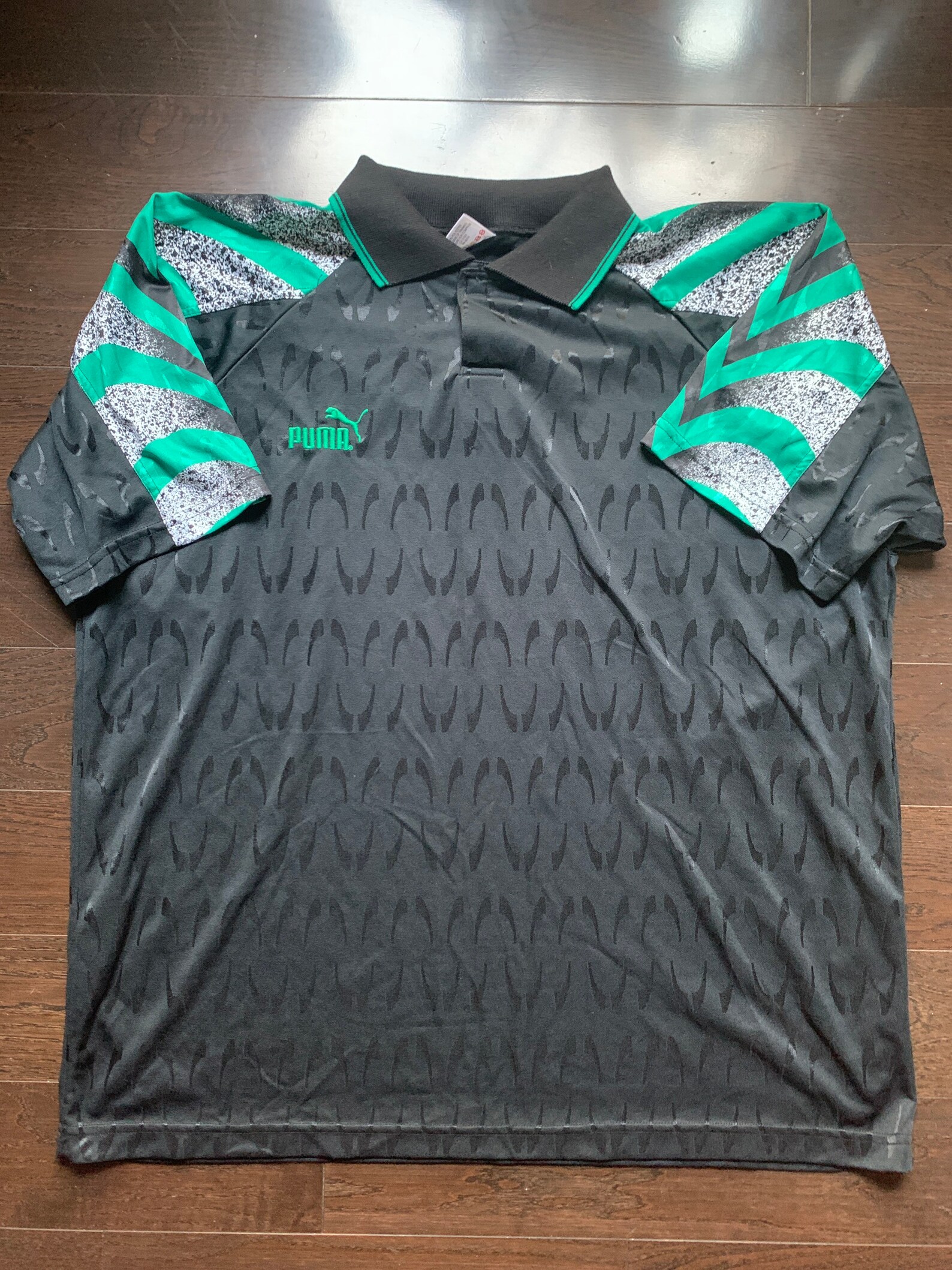 90s Puma Collared Soccer Jersey Etsy