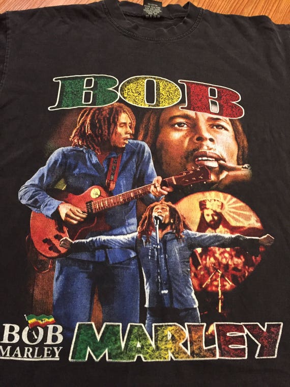 Vintage 90s Bob Marley Rap Tee
