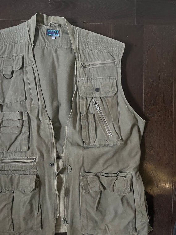 90s Misty Mountain Fishing/tackle Vest 