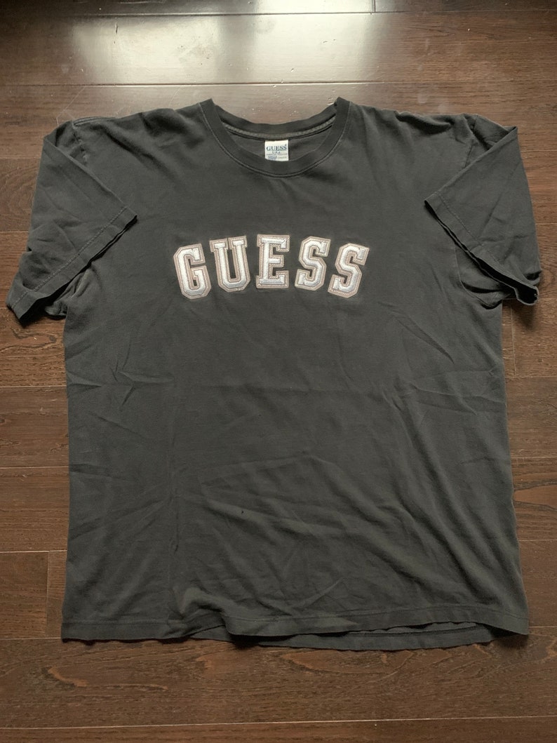 90s Guess Embroidered T Shirt