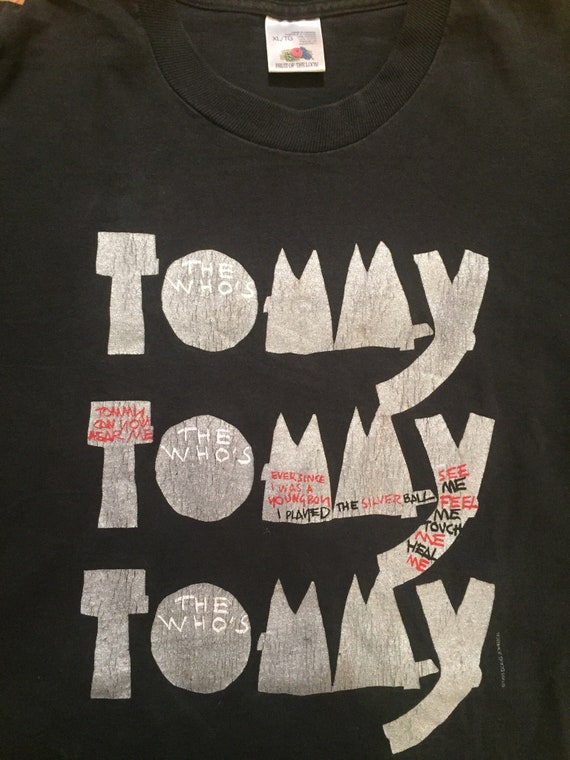 Vintage 90s "Tommy, Tommy, Tommy" The Who T Shirt