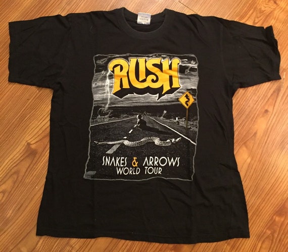 Rush Snakes and Arrows Tour T Shirt