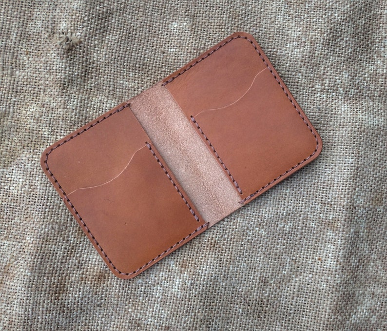 PDF Leather Wallet Template Pattern Cardholder mini | Etsy