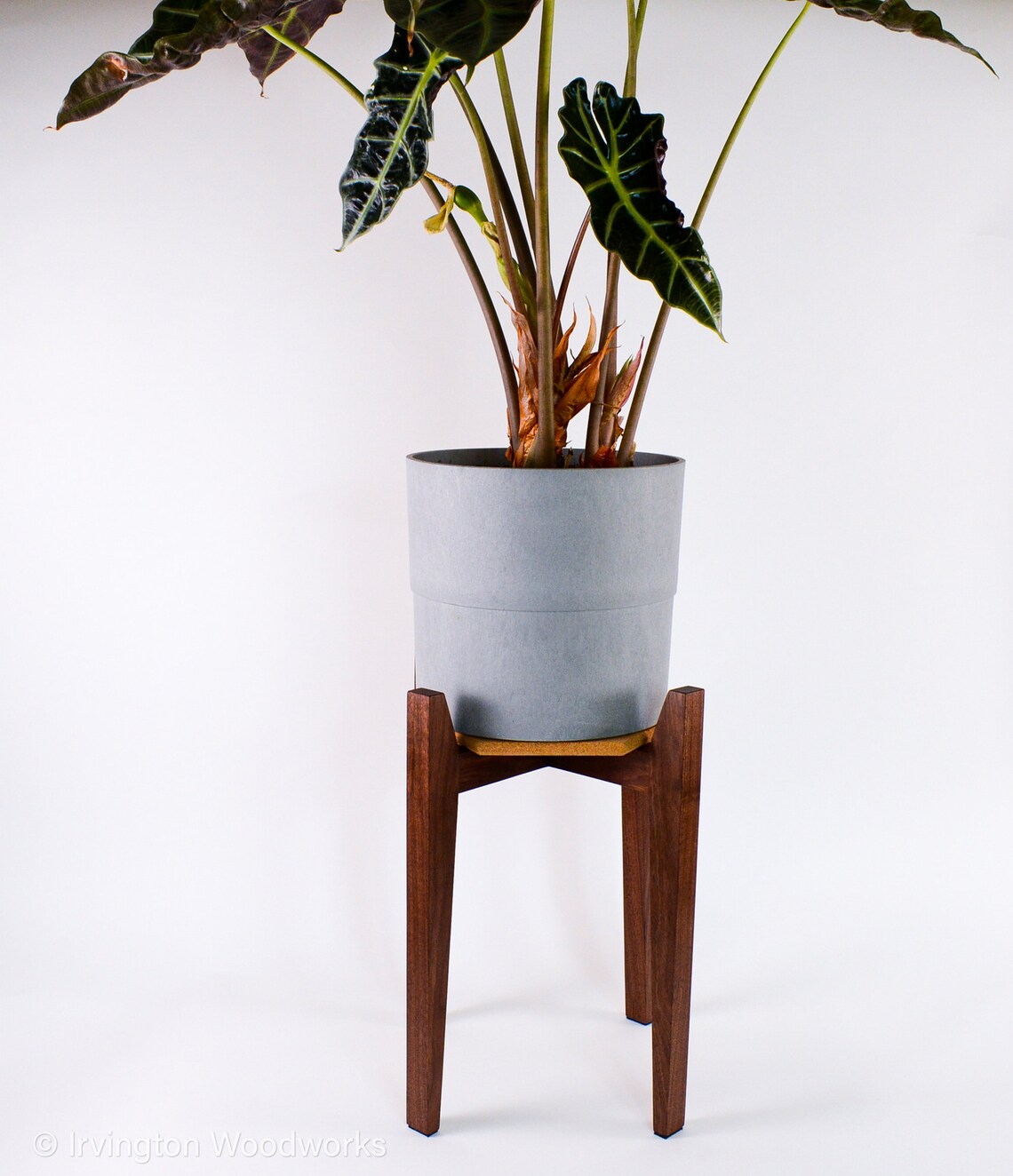 Mid Century Decor Minimalist Wooden Plant Stand Modern - Etsy
