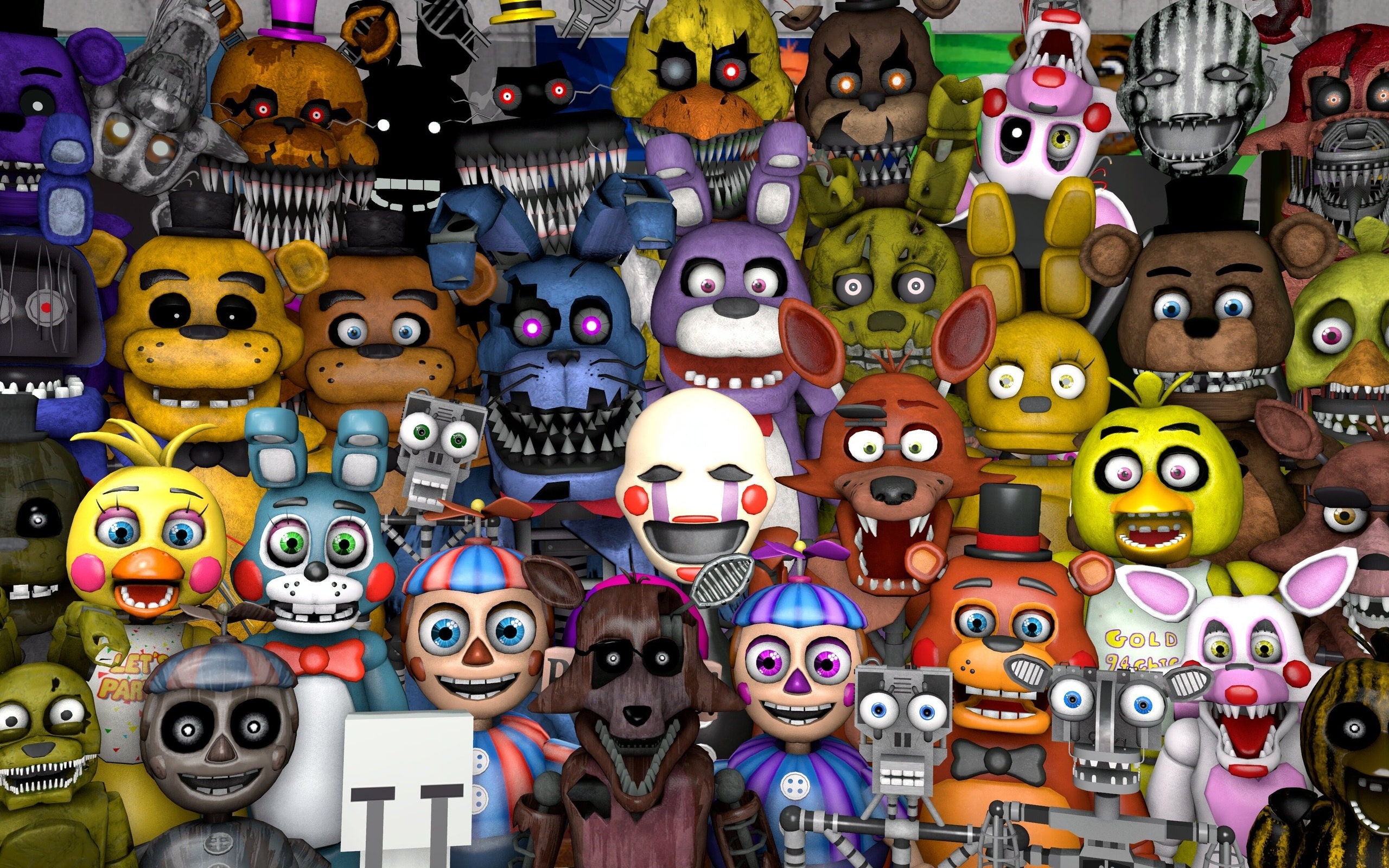 five nights at freddys ultimate custom night  Photographic Print