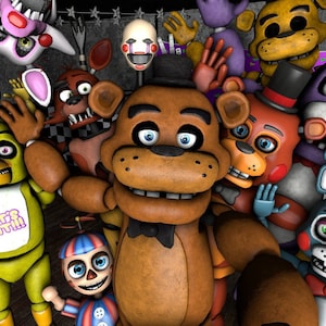 freddy&#39;s Poster Game