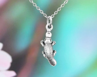 Platypus Necklace, Australian Jewellery, Australian Made Pewter Gift, Australian Seller,Platypus Charm, Australian Animals, Australian Gift