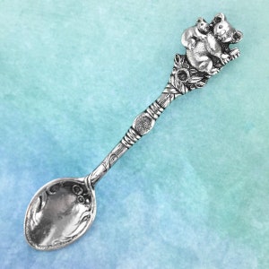 Koala Australian Souvenir Pewter Spoon