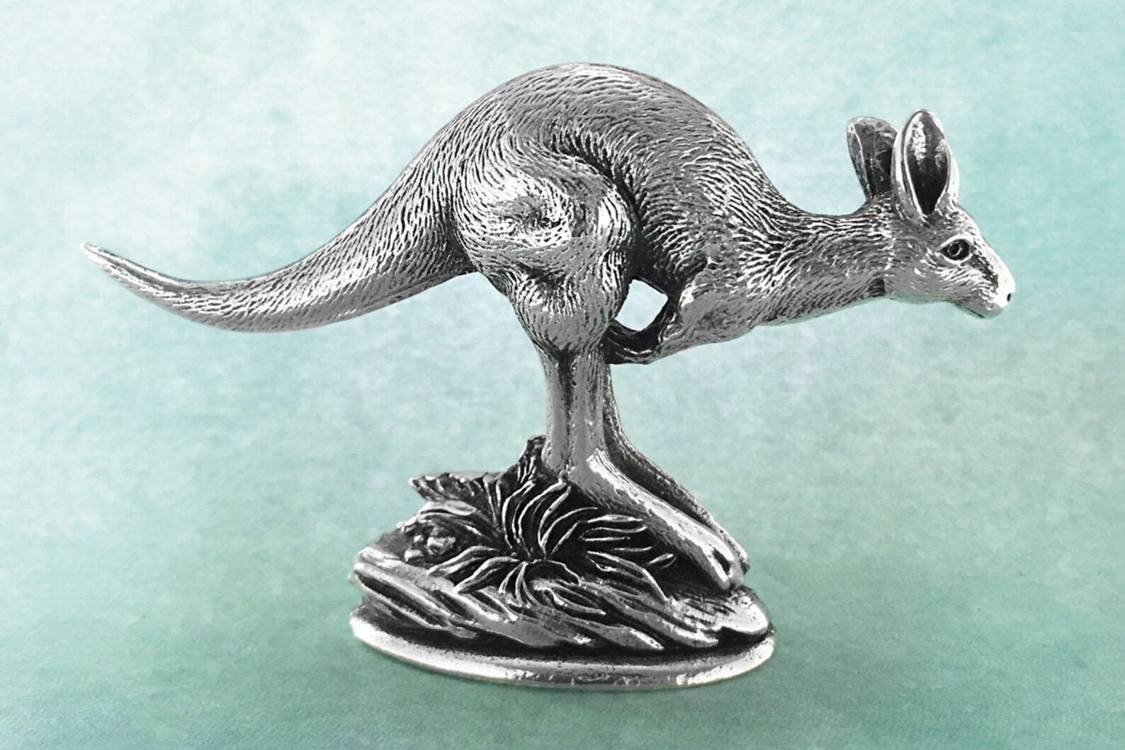 Kangaroo Australian Souvenir Figurine Australian Made Pewter Etsy