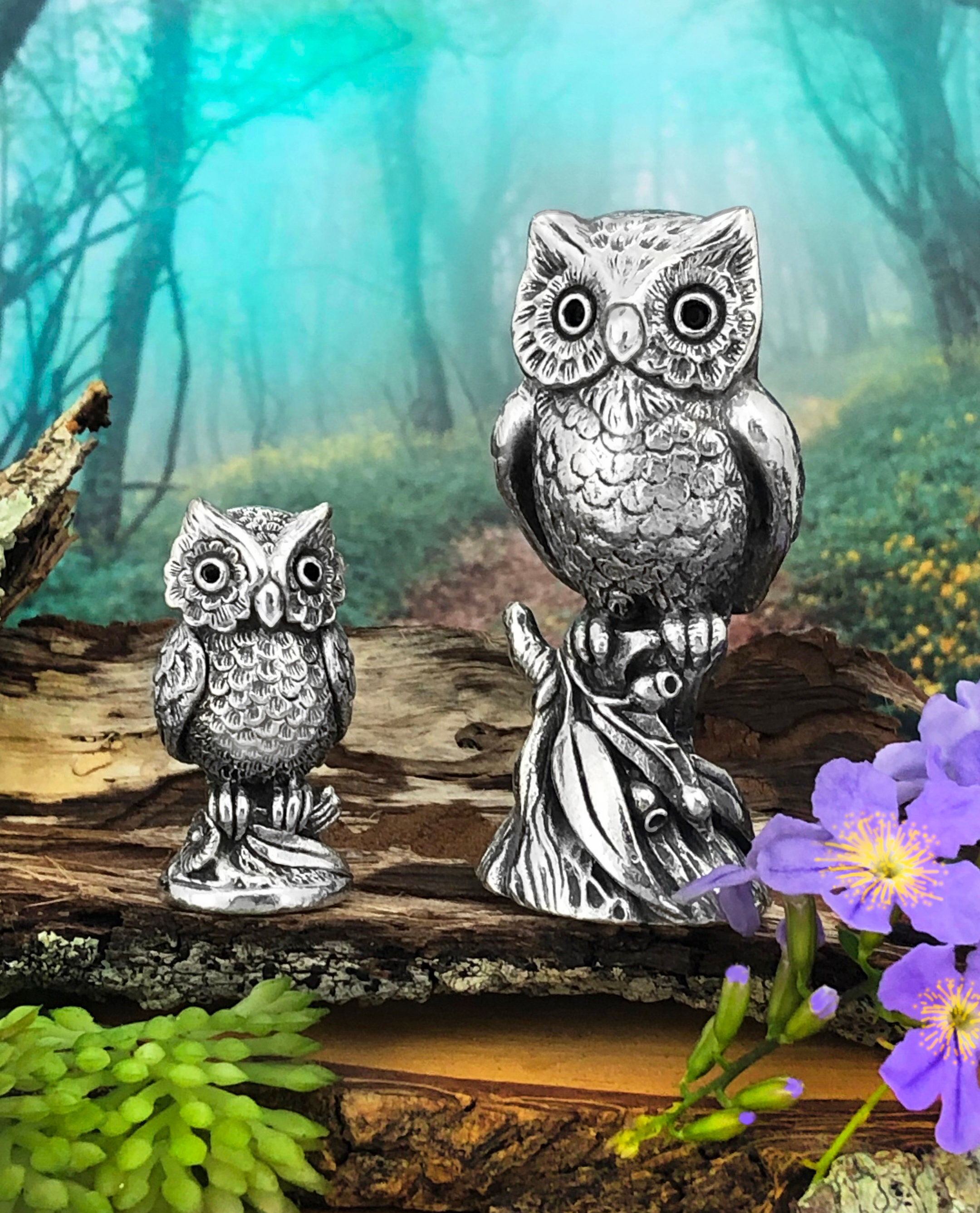 Owl Australian Souvenir Figurine Australian Made Pewter Gift Etsy