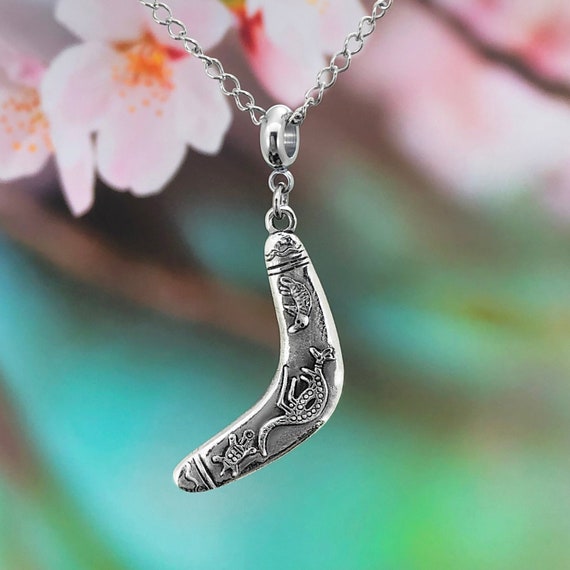 Boomerang Necklace Larger Size Necklace Long Necklace