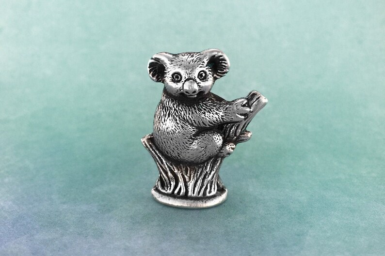Koala Australian Souvenir Micro Figurine Australian Made Pewter Gift Australian Seller Australian Figurines