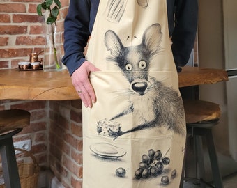 Mouse Chef Apron: Kitchen Accessories with Pockets