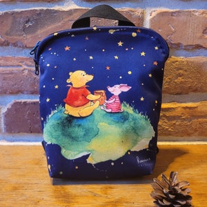 Mochila infantil personalizada, temática Winnie The Pooh, mochila Winnie, oso, cerdito, regalo para niños, regalo, regalo de cumpleaños, mochila para portátil