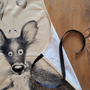 Dachshund Apron: Sausage Dog Kitchen Accessory, Chef Gift image 10