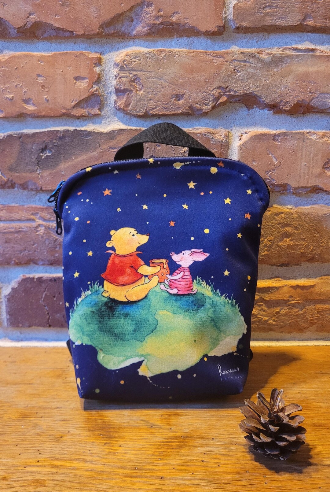 Kids Backpack, Winnie the Pooh Theme, Christmas Gift, Backpack With ...
