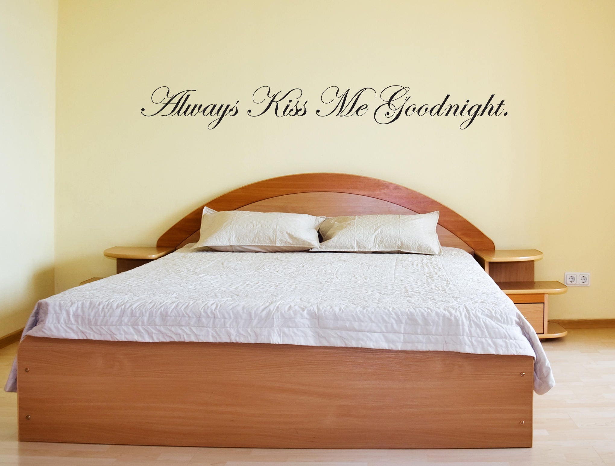 BEDROOM WALL DECAL Personalized Quote Wall Decal Adult Etsy