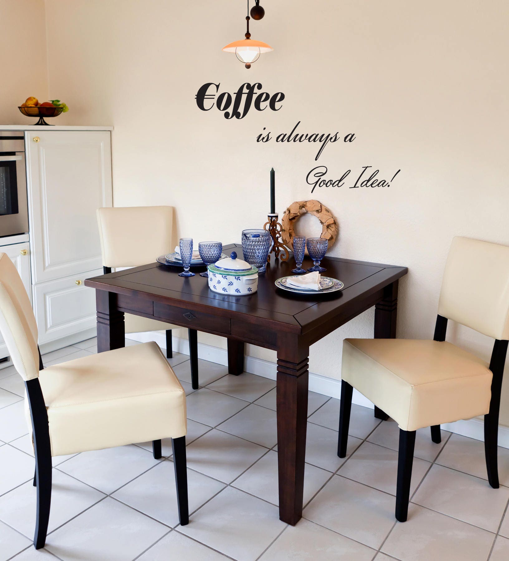 KITCHEN WALL DECAL Personalized Wall Decal Kitchen Decor Etsy