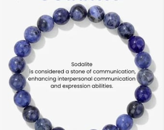 Blaues Sodalith Armband