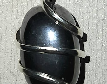 Roher Schungit Neutralisator Kristall Anhänger