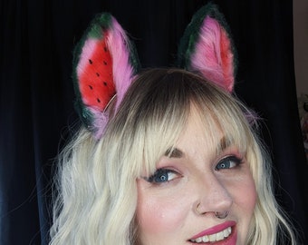 Watermelon Cat Ears