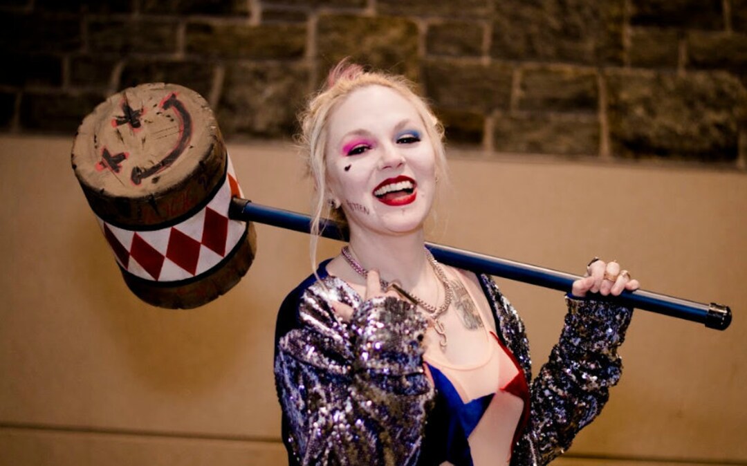 Harley Quinn Mallet Con Friendly Etsy
