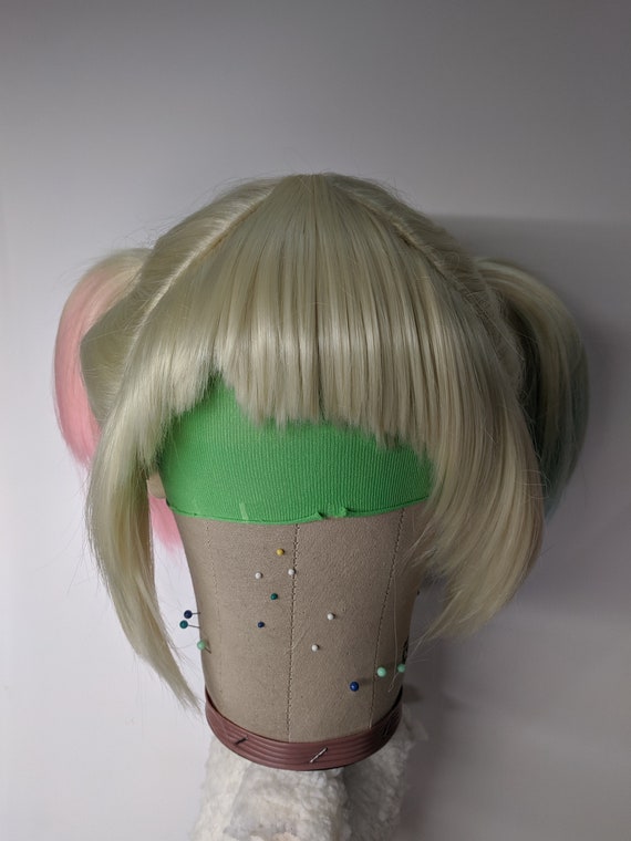 Harley Quinn Birds Of Prey Non Lace Pig Tail Wig W Or W O Etsy
