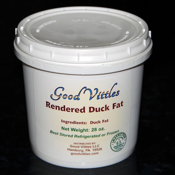 Pure Rendered Duck Fat - 28 Oz. Tub - FREE SHIPPING