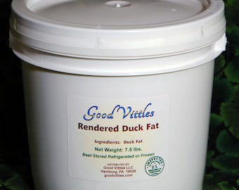 Pure Rendered Duck Fat - 104 oz. Tub - FREE SHIPPING
