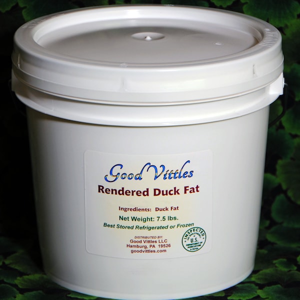 Pure Rendered Duck Fat - 104 oz. Tub - FREE SHIPPING