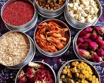 Botanical set for candles resin jewellery Dried flowers & petals Craft-making Tracking included