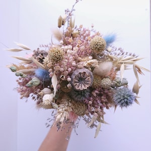 Klein rustiek boeket wilde bloemen 25 cm