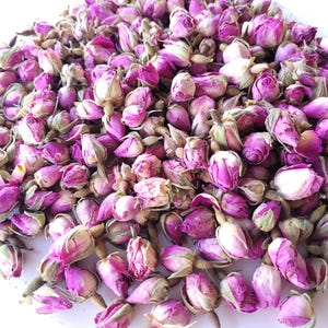 Rozenknoppen, gedroogde bloemen, kaarsen maken, hars sieraden, potpourri, 100 g