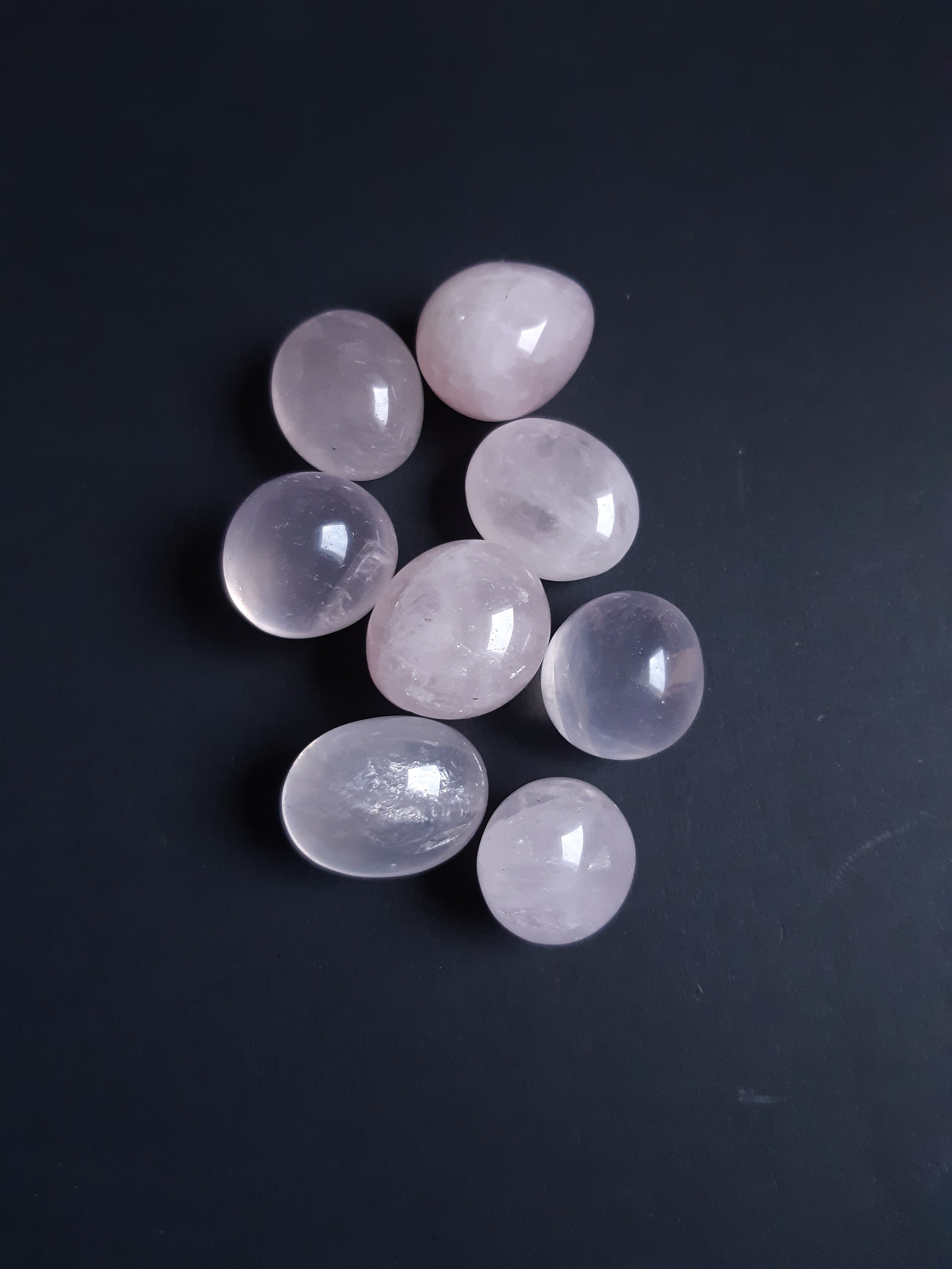 Quartz Rose Pierre Roulée Lithothérapie Décoration Maison Fabrication de Bijoux Bougies Fournitures