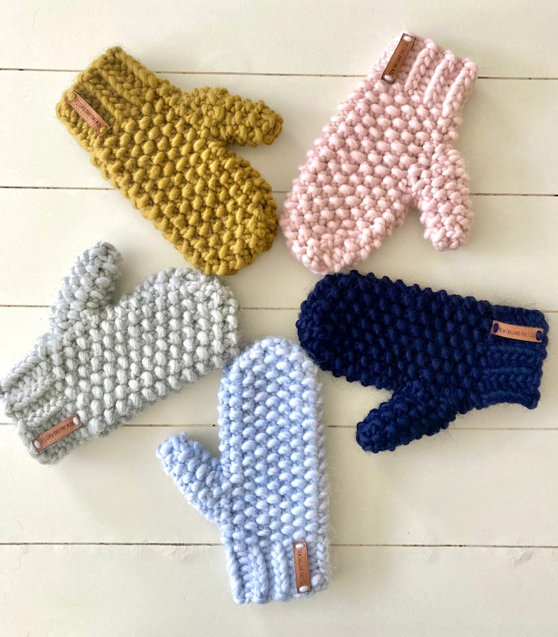 Knit Mittens Mittens for Women Wool Mittens Chunky Knit Etsy