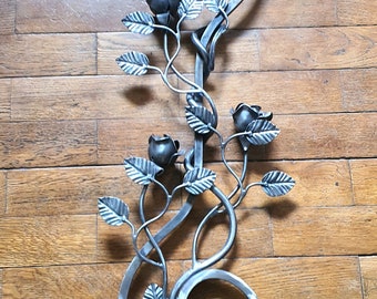 Bouquet Of Roses Craft Work Steel Wall Art Sculpture Roses,Unique Decor On Your Wall,Gift For Mother,Wives,Wedding,MetalArtGallery