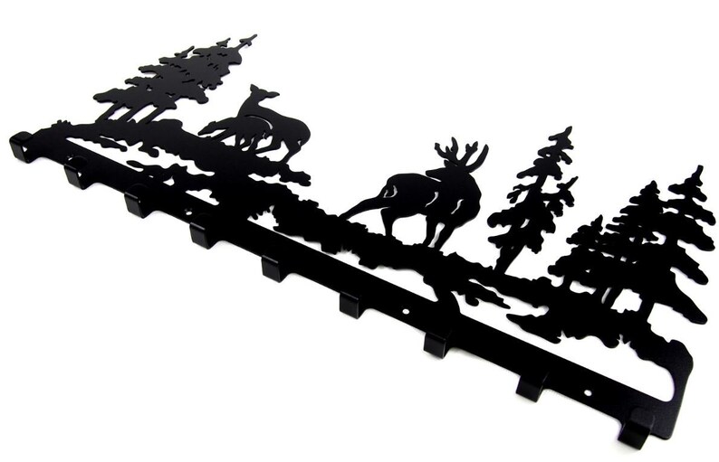 Metal Wall Art Hanger For Clothes/Keys Coat Rack Deer Etsy