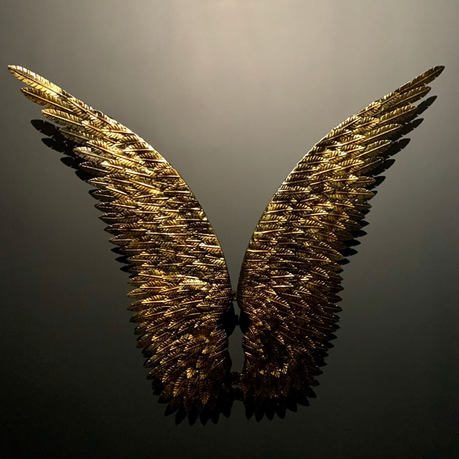 Extra Large Angel Wings Wall Decoration Metal ArtWall | Etsy